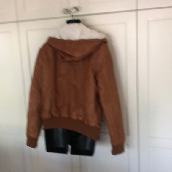 Mark New York hooded leather jacket - Picture 2 of 4